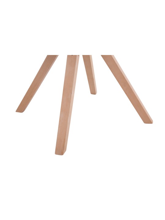 4 vierailijatuolin setti Toulouse kangas Square Natura, harmaa