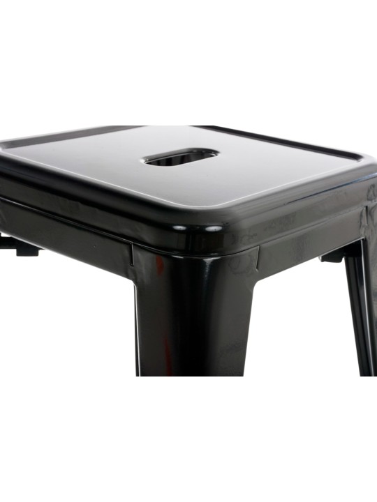 4 jakkaran setti Armin, musta