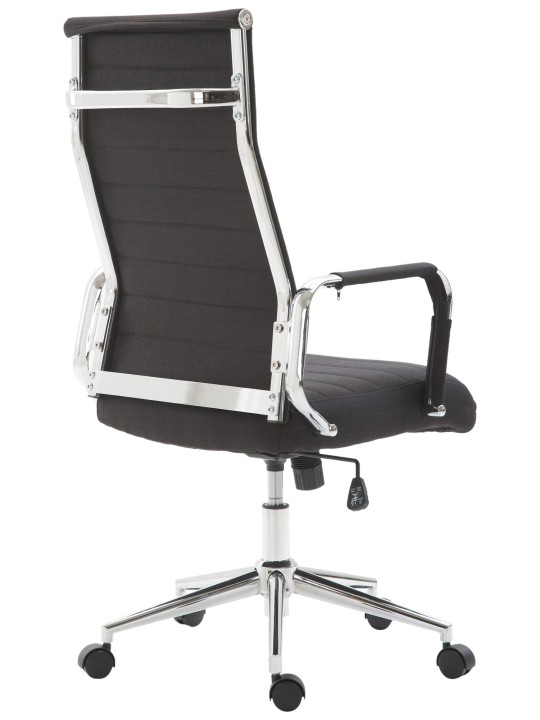 Työtuoli Columbus kangasta, musta