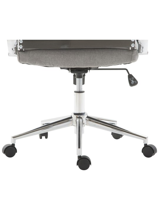 Työtuoli Columbus kangasta, harmaa