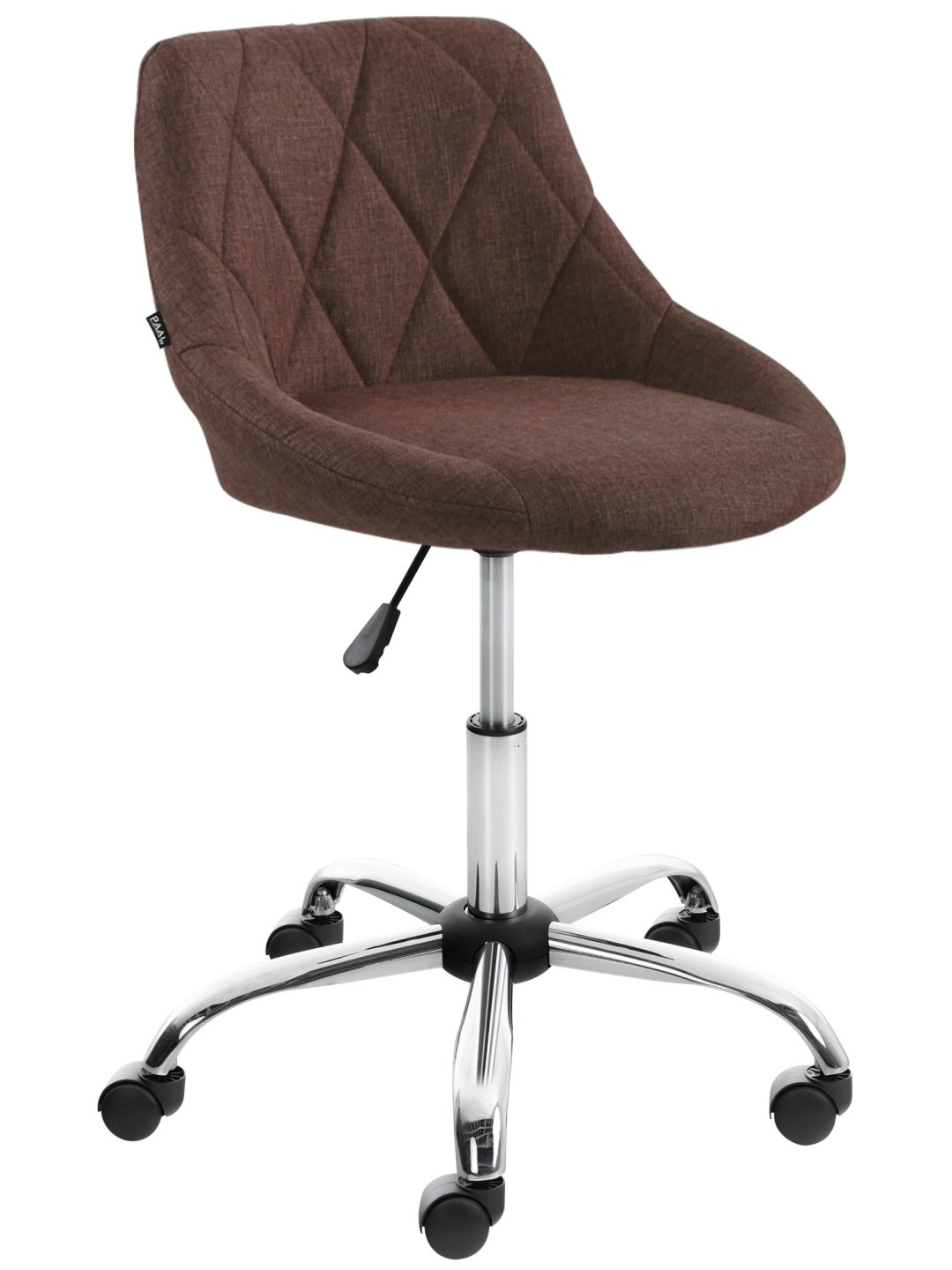 Työjakkara Lazio kangasta, ruskea