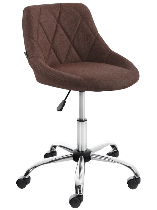 Työjakkara Lazio kangasta, ruskea