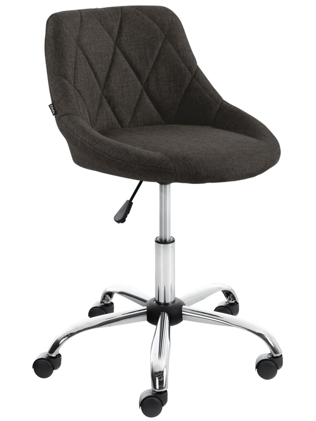 Työjakkara Lazio kangasta, tummanharmaa