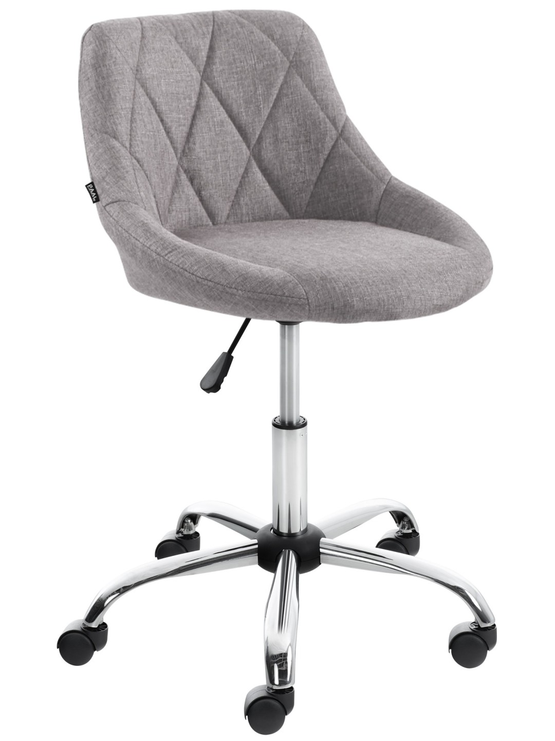 Työjakkara Lazio kangasta, harmaa