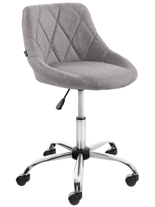 Työjakkara Lazio kangasta, harmaa