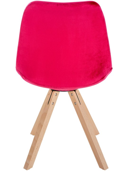 Tuoli Sofia Velvet Square, punainen