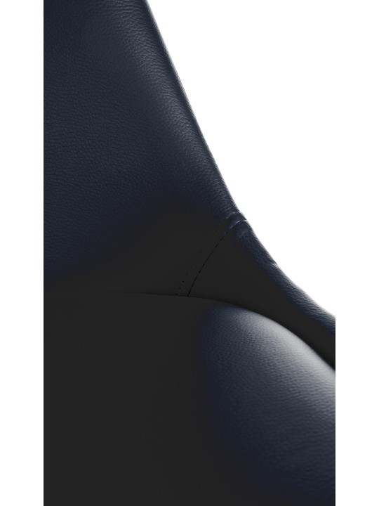 Tuoli Sofia keinonahka Square, musta