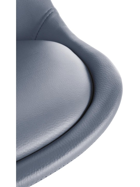 Tuoli Sofia keinonahka Square, harmaa