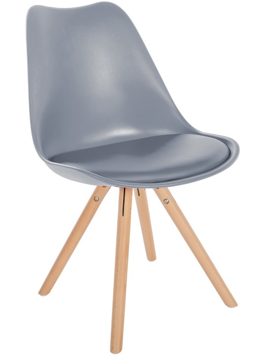 Tuoli Sofia muovinen pyöreä, harmaa