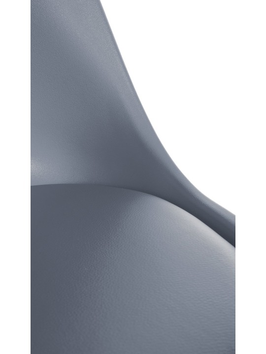 Tuoli Sofia muovinen pyöreä, harmaa