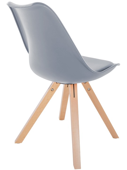 Tuoli Sofia muovinen neliö, harmaa