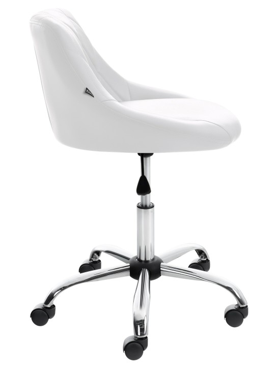 Työjakkara Lazio keinonahkaa, valkoinen