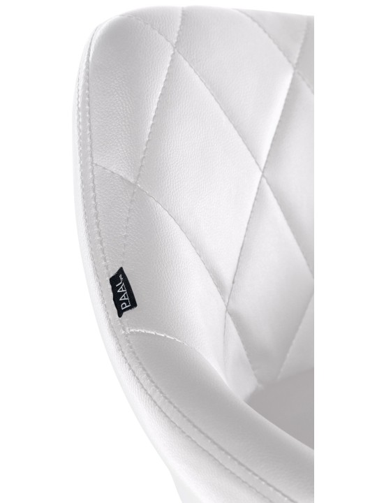 Työjakkara Lazio keinonahkaa, valkoinen