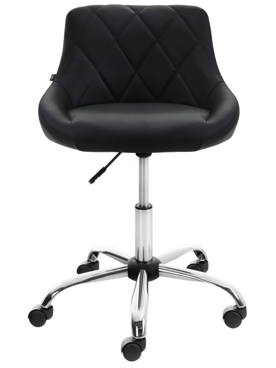 Työjakkara Lazio keinonahkaa, musta