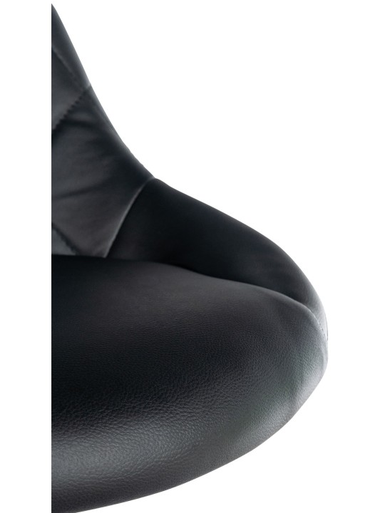 Työjakkara Lazio keinonahkaa, musta