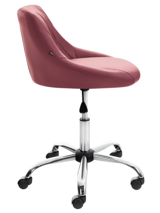 Työjakkara Lazio keinonahkaa, viininpunainen