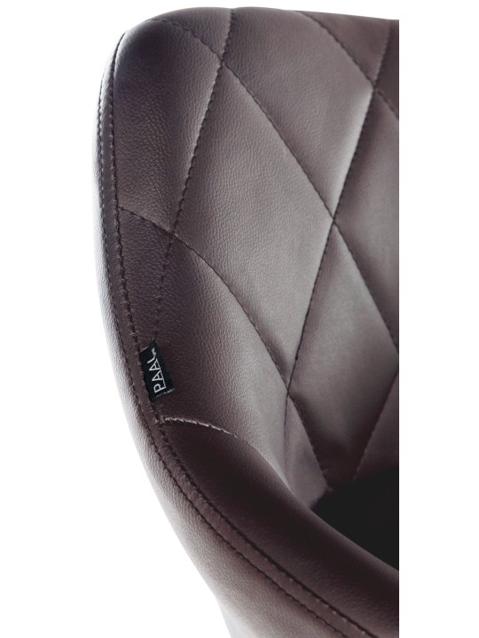 Työjakkara Lazio keinonahkaa, ruskea