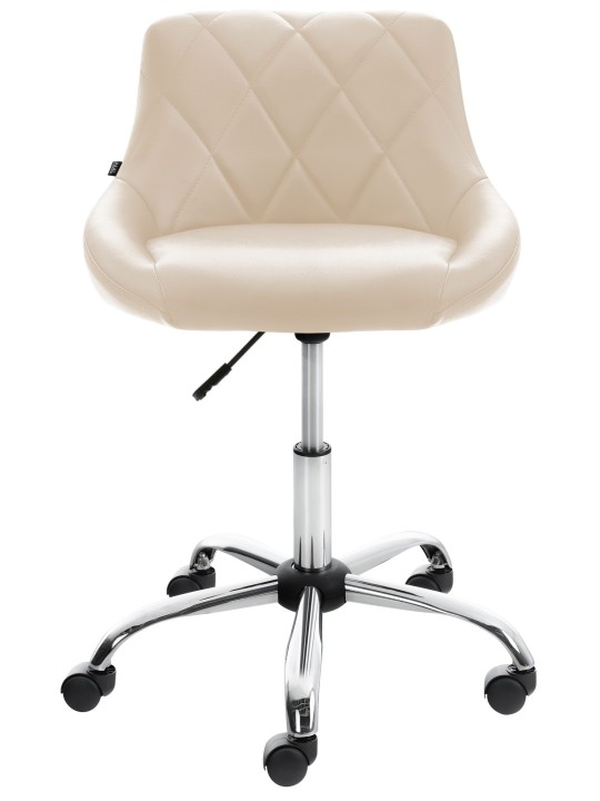 Työjakkara Lazio keinonahkaa, kermanvärinen