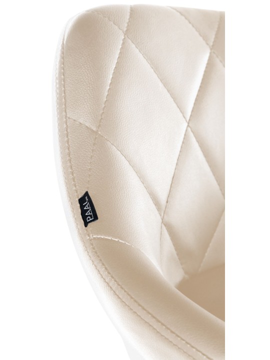 Työjakkara Lazio keinonahkaa, kermanvärinen