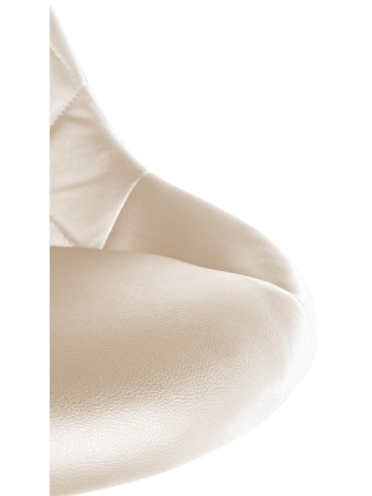 Työjakkara Lazio keinonahkaa, kermanvärinen