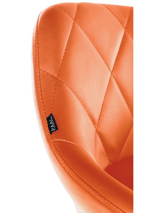 Työjakkara Lazio keinonahkaa, oranssi