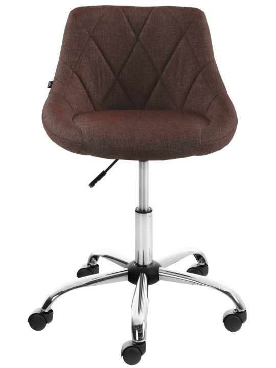 Työjakkara Lazio kangasta, ruskea