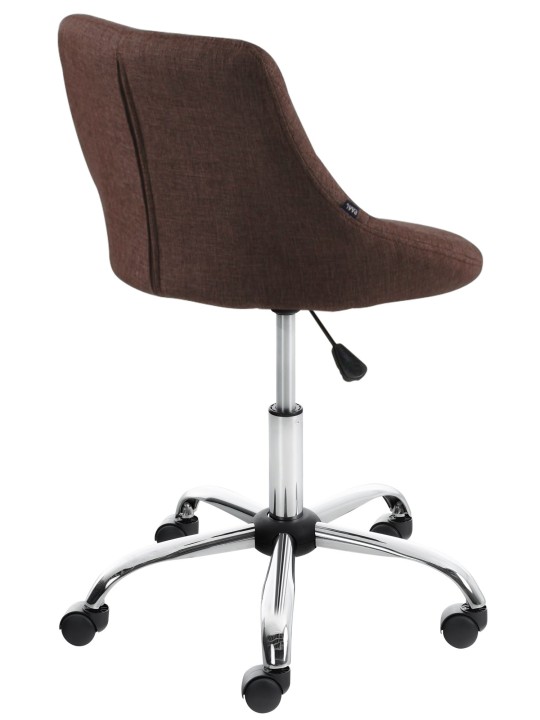 Työjakkara Lazio kangasta, ruskea