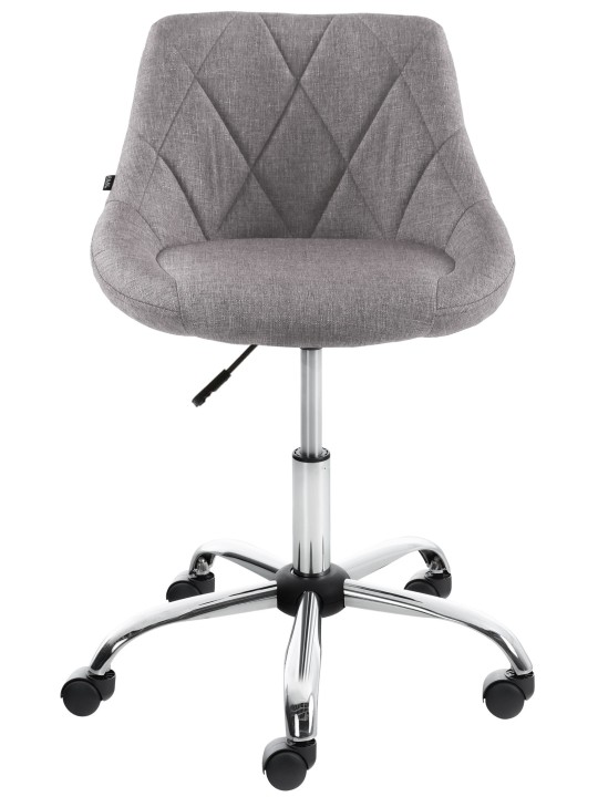 Työjakkara Lazio kangasta, harmaa