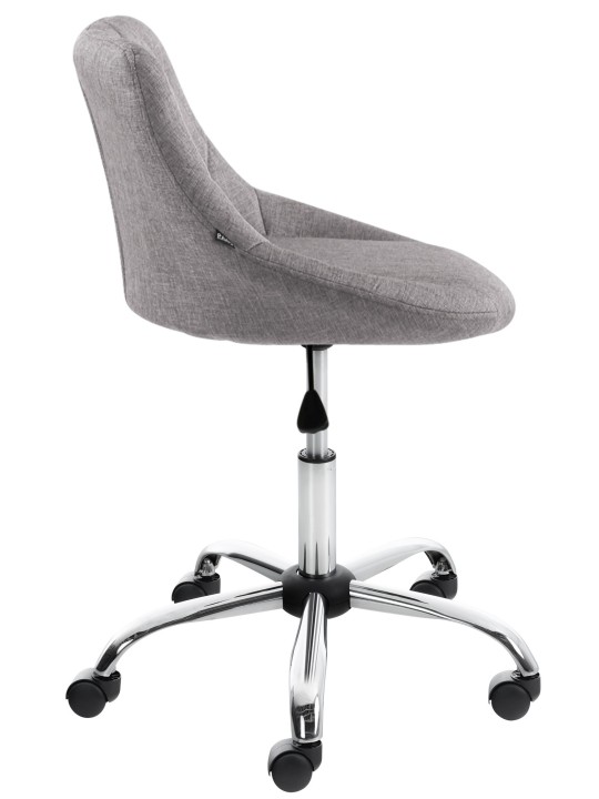 Työjakkara Lazio kangasta, harmaa