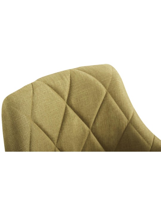 Työjakkara Lazio kangasta, vihreä