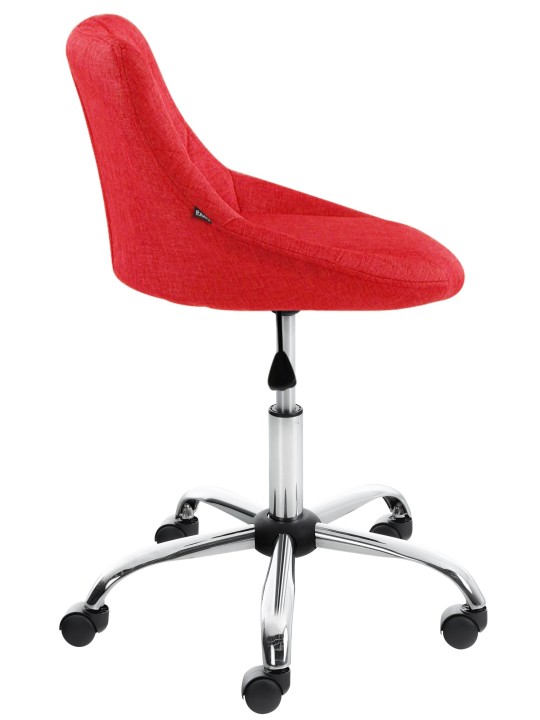 Työjakkara Lazio kangasta, punainen