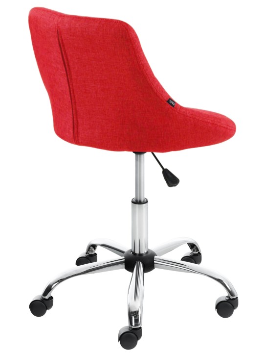 Työjakkara Lazio kangasta, punainen