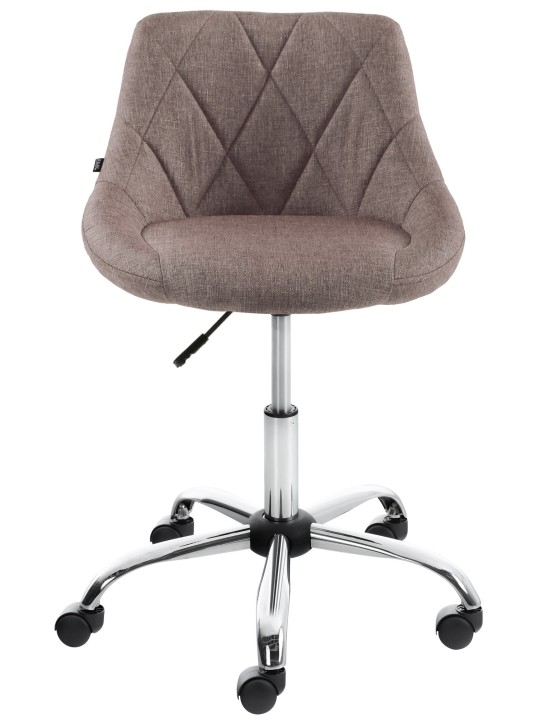 Työjakkara Lazio kangasta, taupe