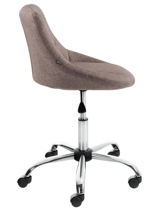 Työjakkara Lazio kangasta, taupe