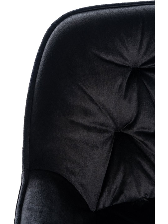 2 baarituolia Gibson velvet, musta