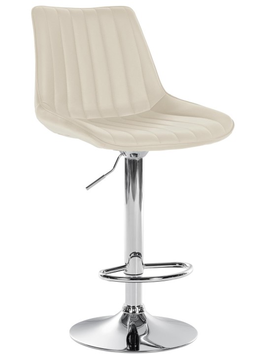 Baarijakkara Toni keinonahka kromi, kermanvärinen