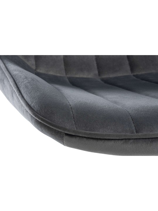 Baarijakkara Toni samettikromi, tummanharmaa