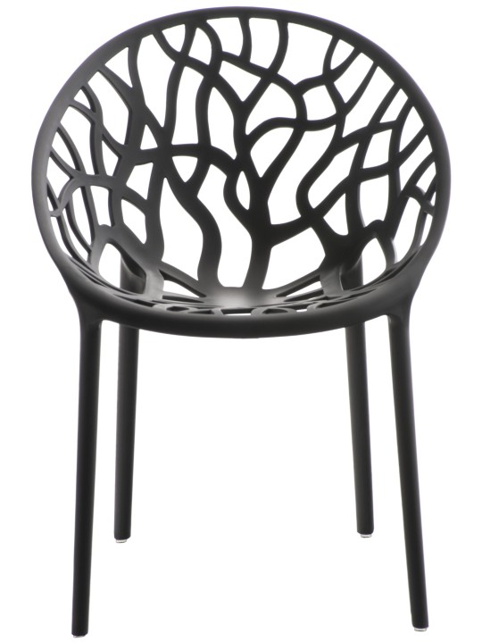 4 tuolin setti Hope, musta