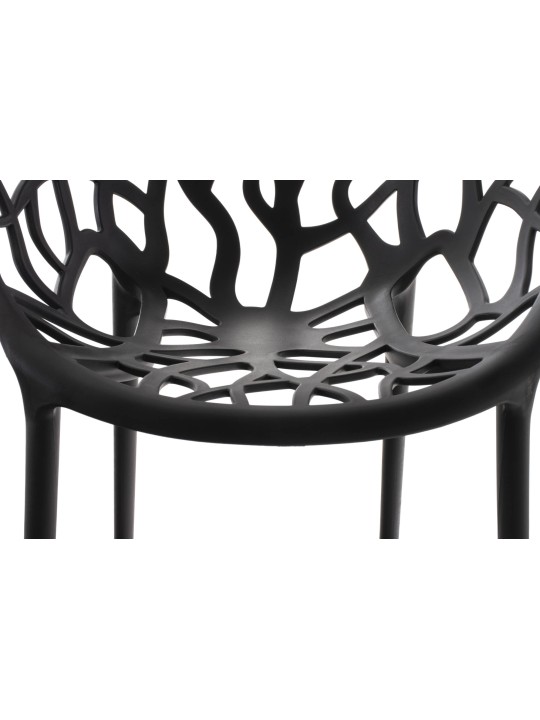 4 tuolin setti Hope, musta