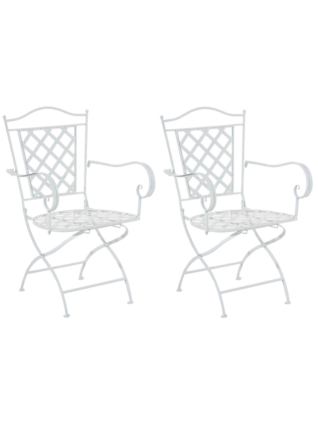 2 tuolin setti Adara, valkoinen