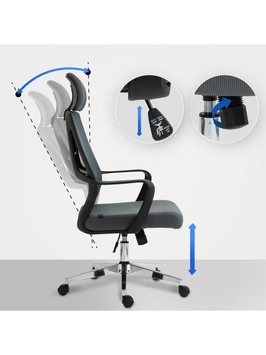 Kanab työtuoli, harmaa