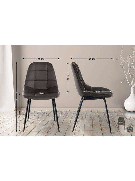 Tom-tuoli keinonahkaa, ruskea