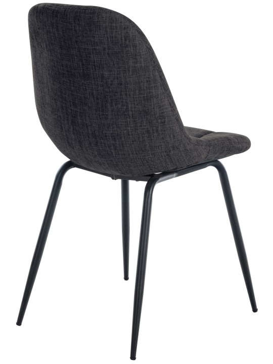 Tuoli Tom kangas, tummanharmaa