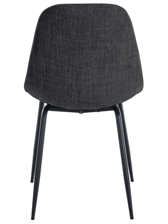 Tuoli Tom kangas, tummanharmaa