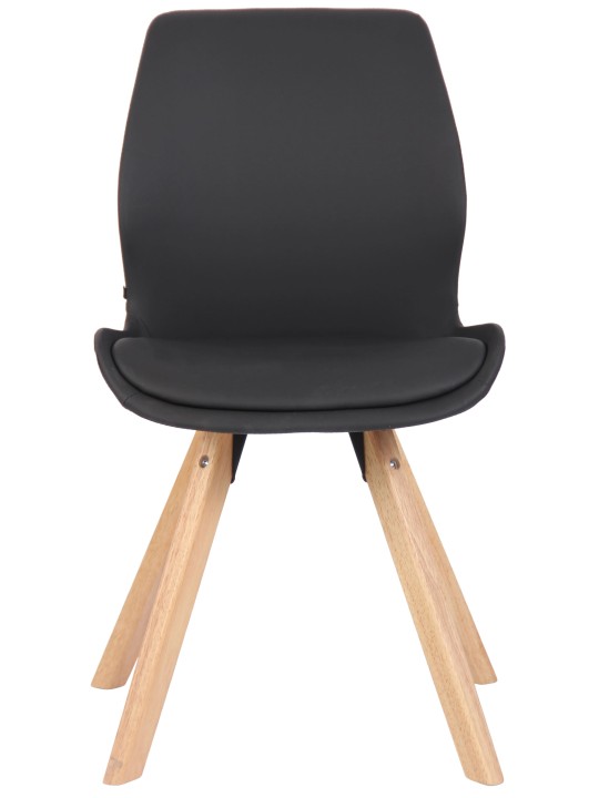 Luna keinonahkainen tuoli, musta