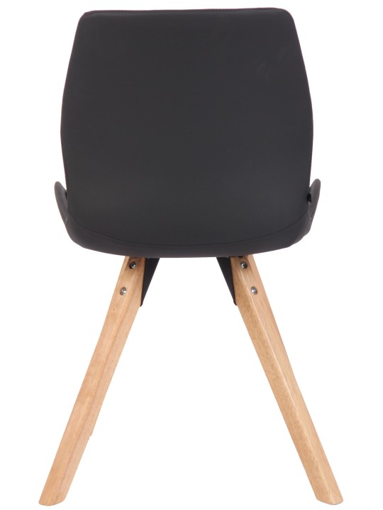 Luna keinonahkainen tuoli, musta