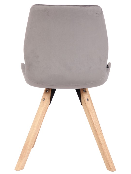 Luna samettituoli, harmaa