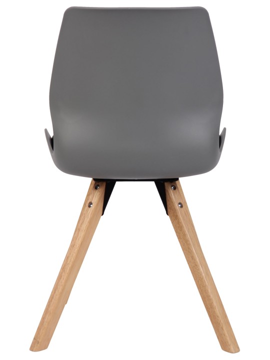 2 tuolin setti Luna muovi, harmaa