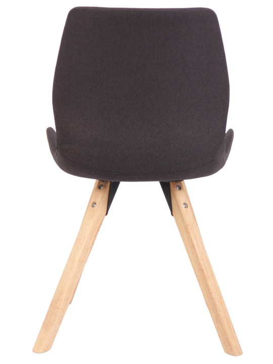 2 tuolin setti Luna kangas, musta