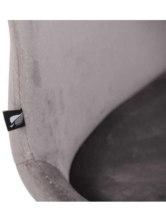 2 tuolin setti Luna velvet, harmaa